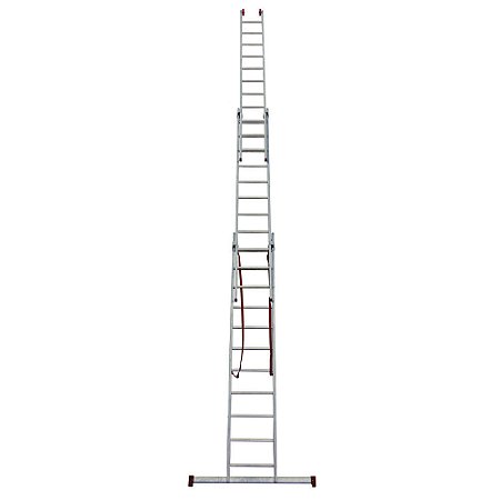 Escada BTF Extensiva Tripla 11x3 Degraus de Alumínio